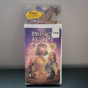New Sealed DreamWorks The Prince of Egypt (VHS, 1999) w Bean Bag Camel Toy